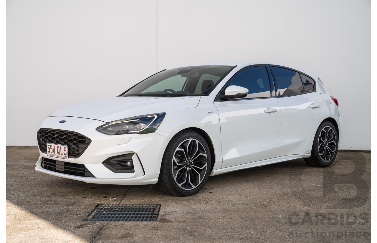 12/2018 Ford Focus ST-Line SA MY19 4d Hatchback Frozen White Turbo 1.5L