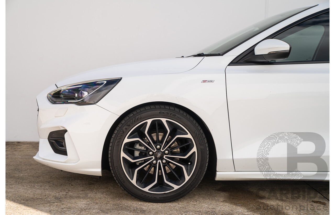 12/2018 Ford Focus ST-Line SA MY19 4d Hatchback Frozen White Turbo 1.5L