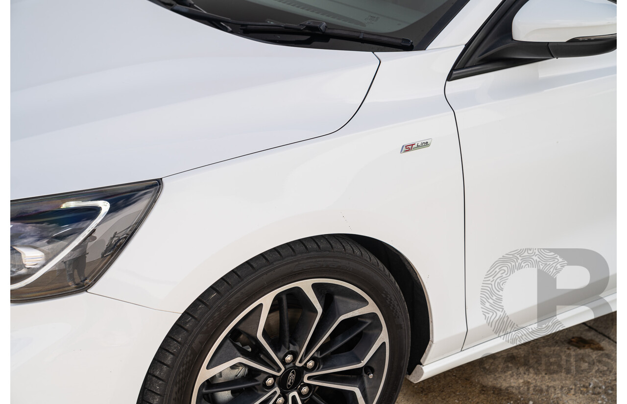 12/2018 Ford Focus ST-Line SA MY19 4d Hatchback Frozen White Turbo 1.5L