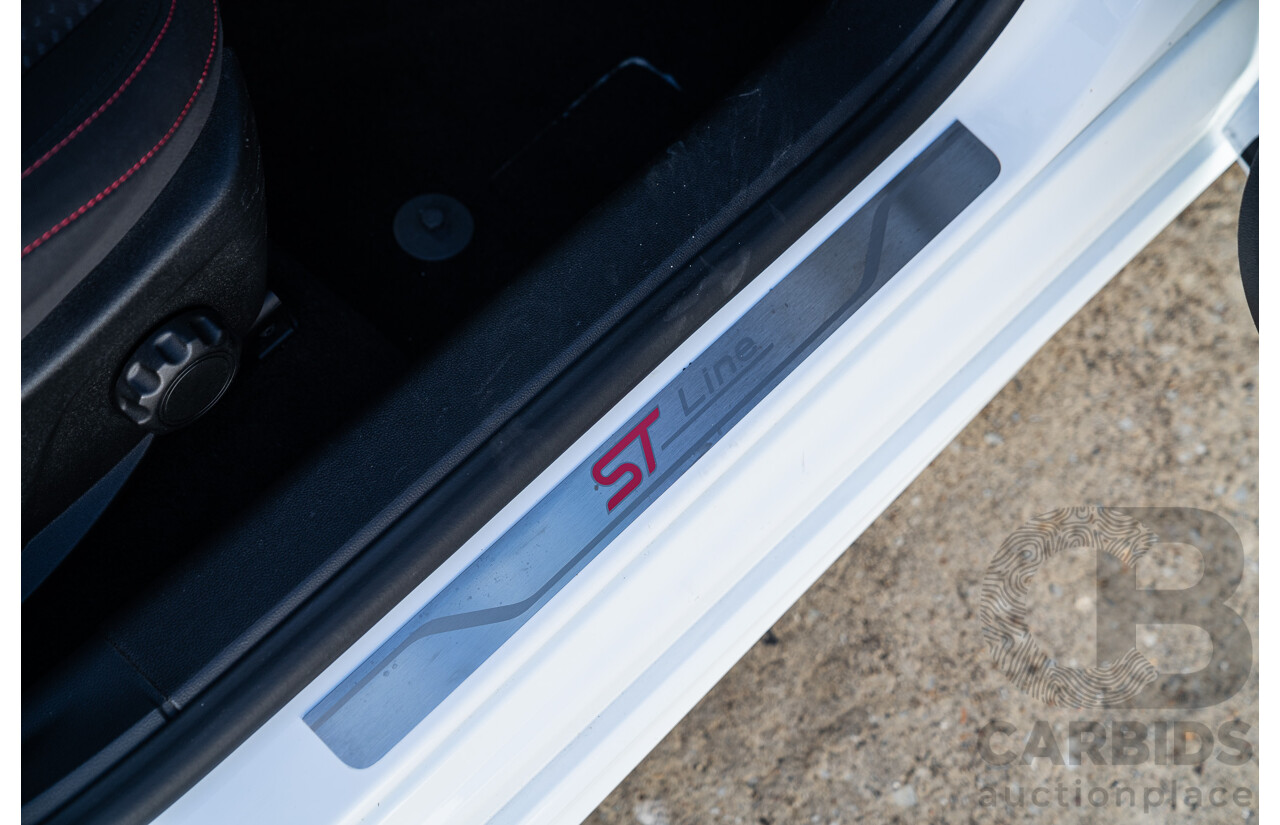 12/2018 Ford Focus ST-Line SA MY19 4d Hatchback Frozen White Turbo 1.5L
