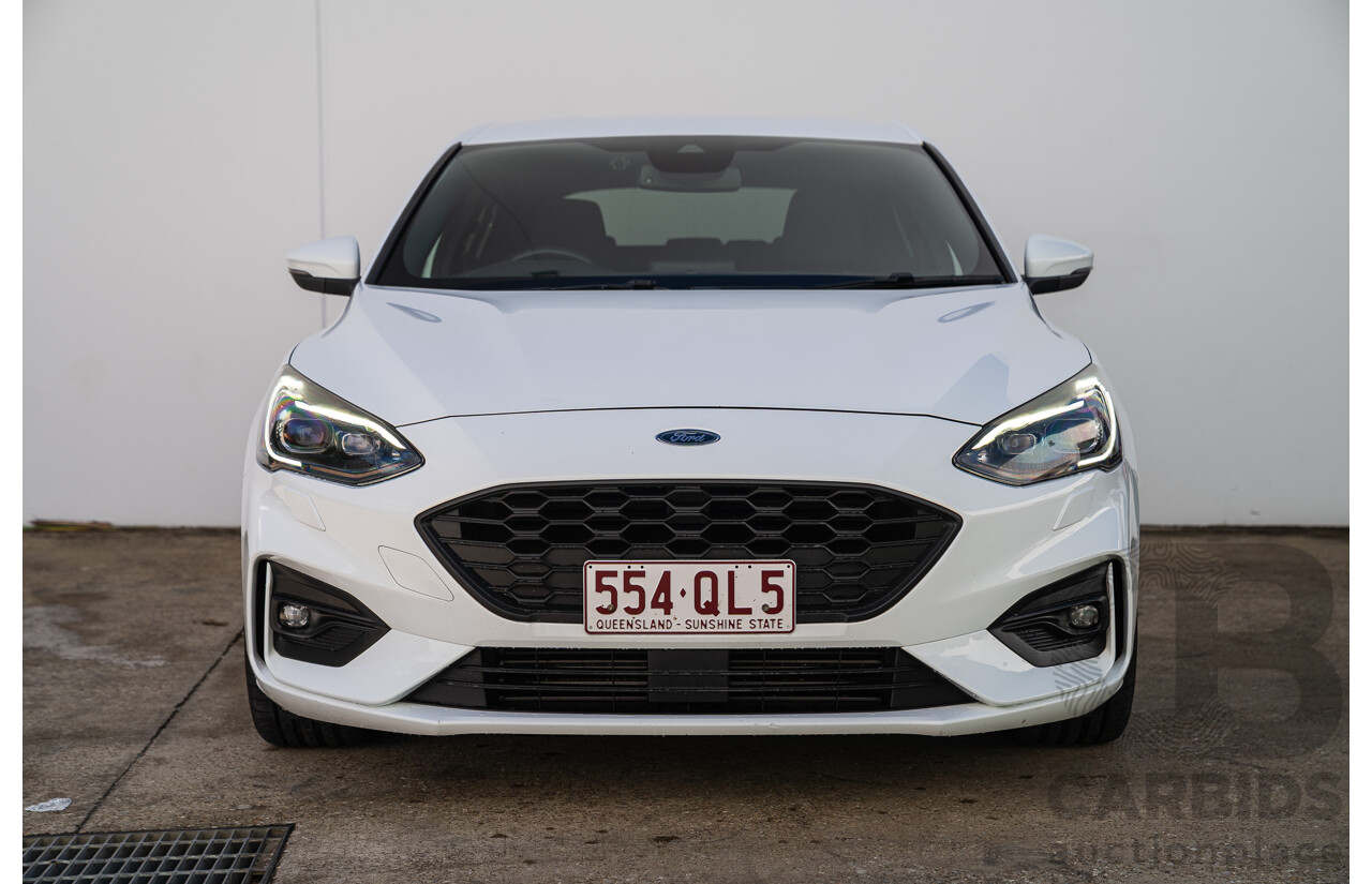 12/2018 Ford Focus ST-Line SA MY19 4d Hatchback Frozen White Turbo 1.5L