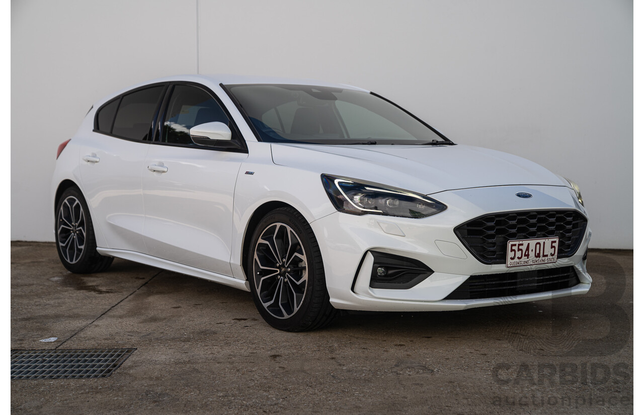 12/2018 Ford Focus ST-Line SA MY19 4d Hatchback Frozen White Turbo 1.5L