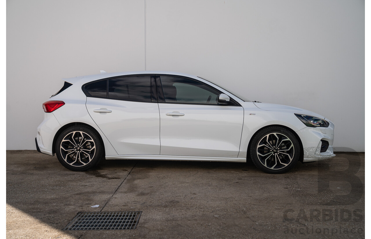12/2018 Ford Focus ST-Line SA MY19 4d Hatchback Frozen White Turbo 1.5L