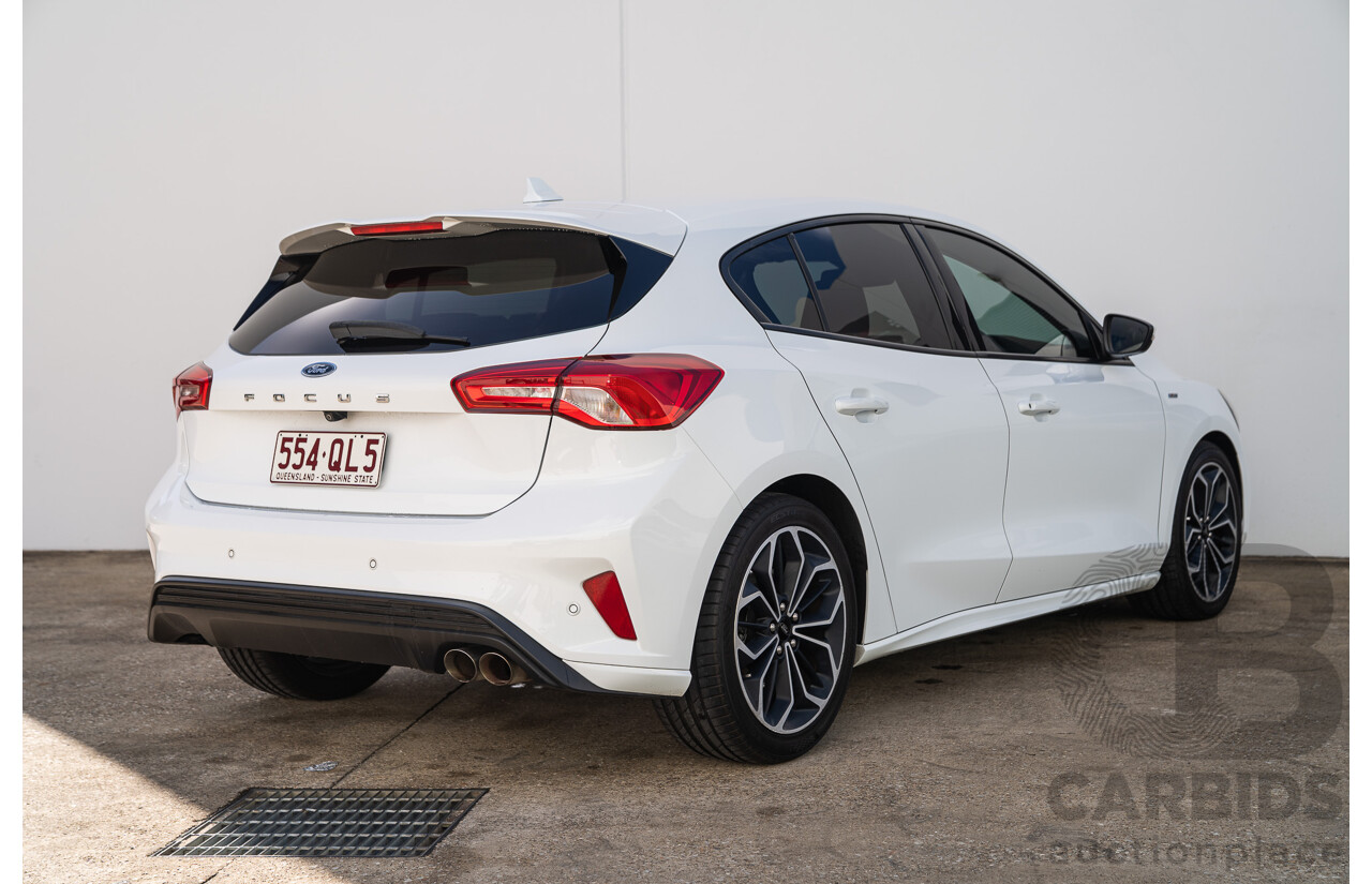 12/2018 Ford Focus ST-Line SA MY19 4d Hatchback Frozen White Turbo 1.5L