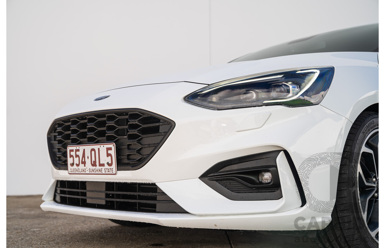 12/2018 Ford Focus ST-Line SA MY19 4d Hatchback Frozen White Turbo 1.5L