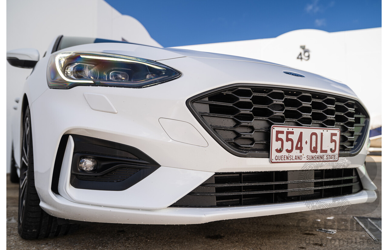 12/2018 Ford Focus ST-Line SA MY19 4d Hatchback Frozen White Turbo 1.5L