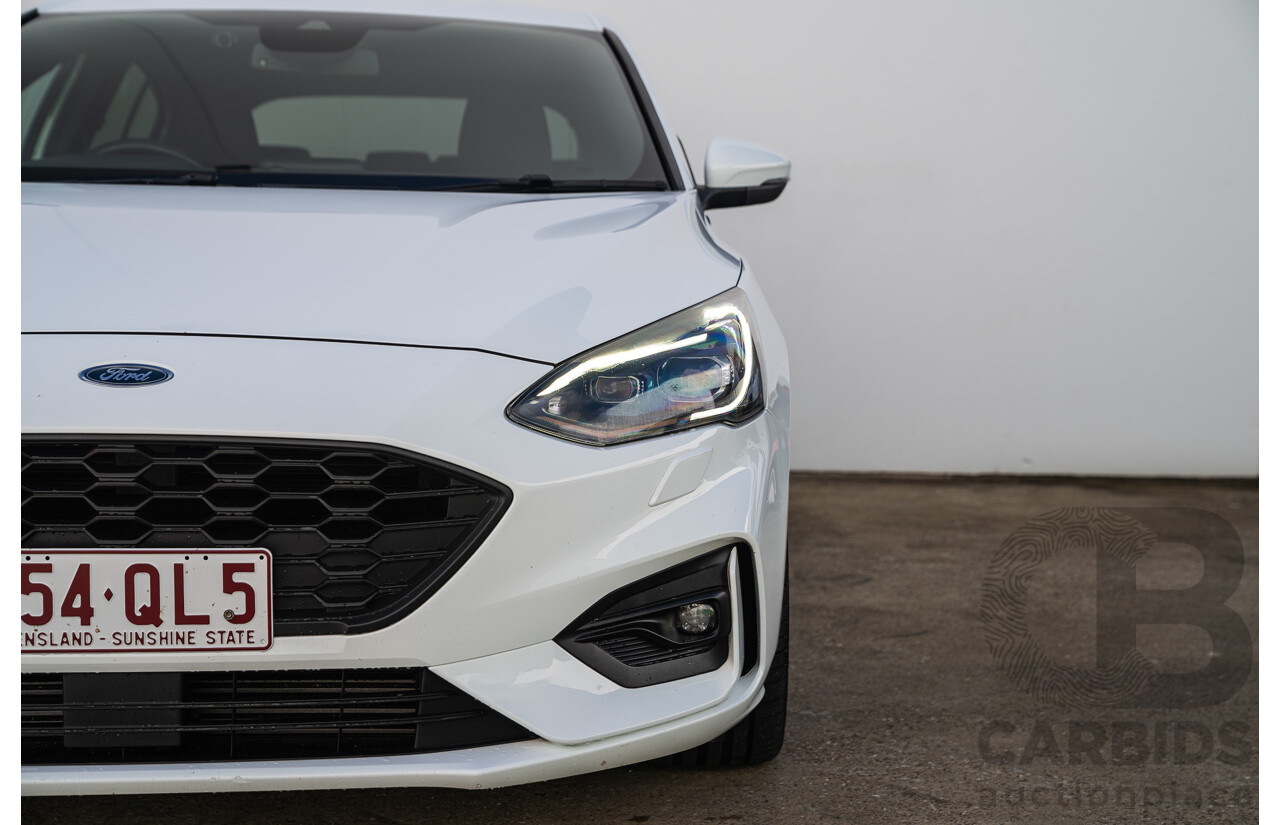 12/2018 Ford Focus ST-Line SA MY19 4d Hatchback Frozen White Turbo 1.5L