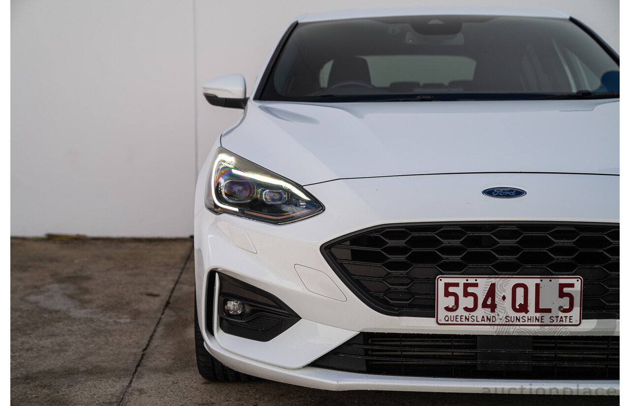 12/2018 Ford Focus ST-Line SA MY19 4d Hatchback Frozen White Turbo 1.5L