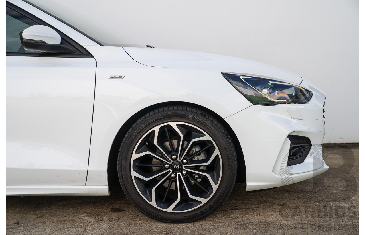 12/2018 Ford Focus ST-Line SA MY19 4d Hatchback Frozen White Turbo 1.5L