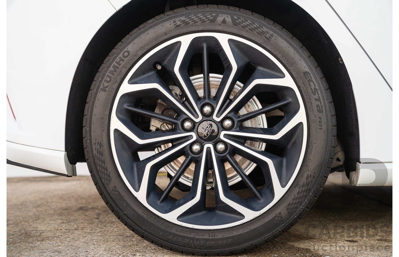 12/2018 Ford Focus ST-Line SA MY19 4d Hatchback Frozen White Turbo 1.5L