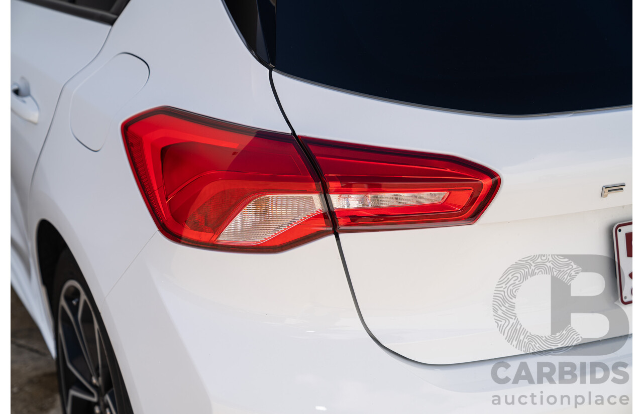 12/2018 Ford Focus ST-Line SA MY19 4d Hatchback Frozen White Turbo 1.5L