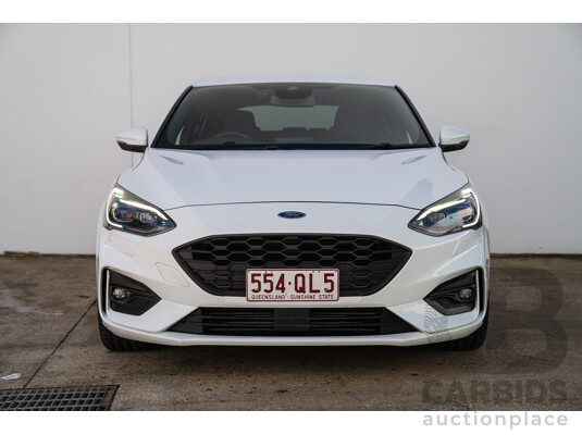 1661547 · 12/2018 Ford Focus ST-Line SA MY19 4d Hatchback Frozen White Turbo 1.5L