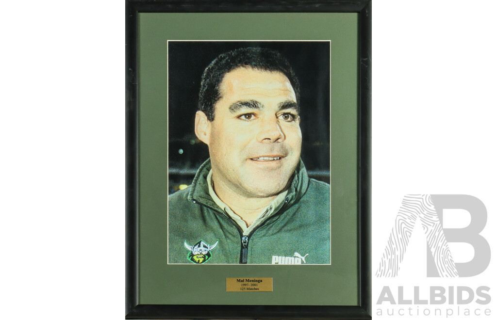 1661162 · Framed Photo Print of Canberra Raiders Mal Meninga