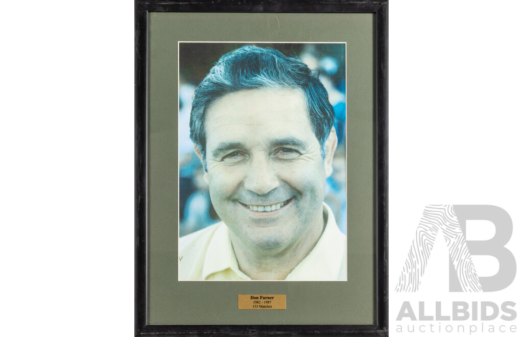 Collection of Thirteen Framed Photo Print of Canberra Raiders Players