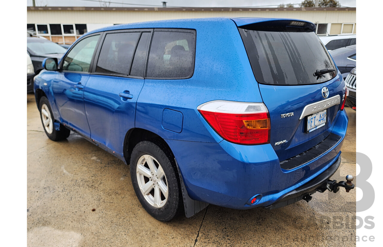 3/2009 Toyota Kluger KX-R (fwd) 7 SEAT GSU40R 4d Wagon Blue 3.5L