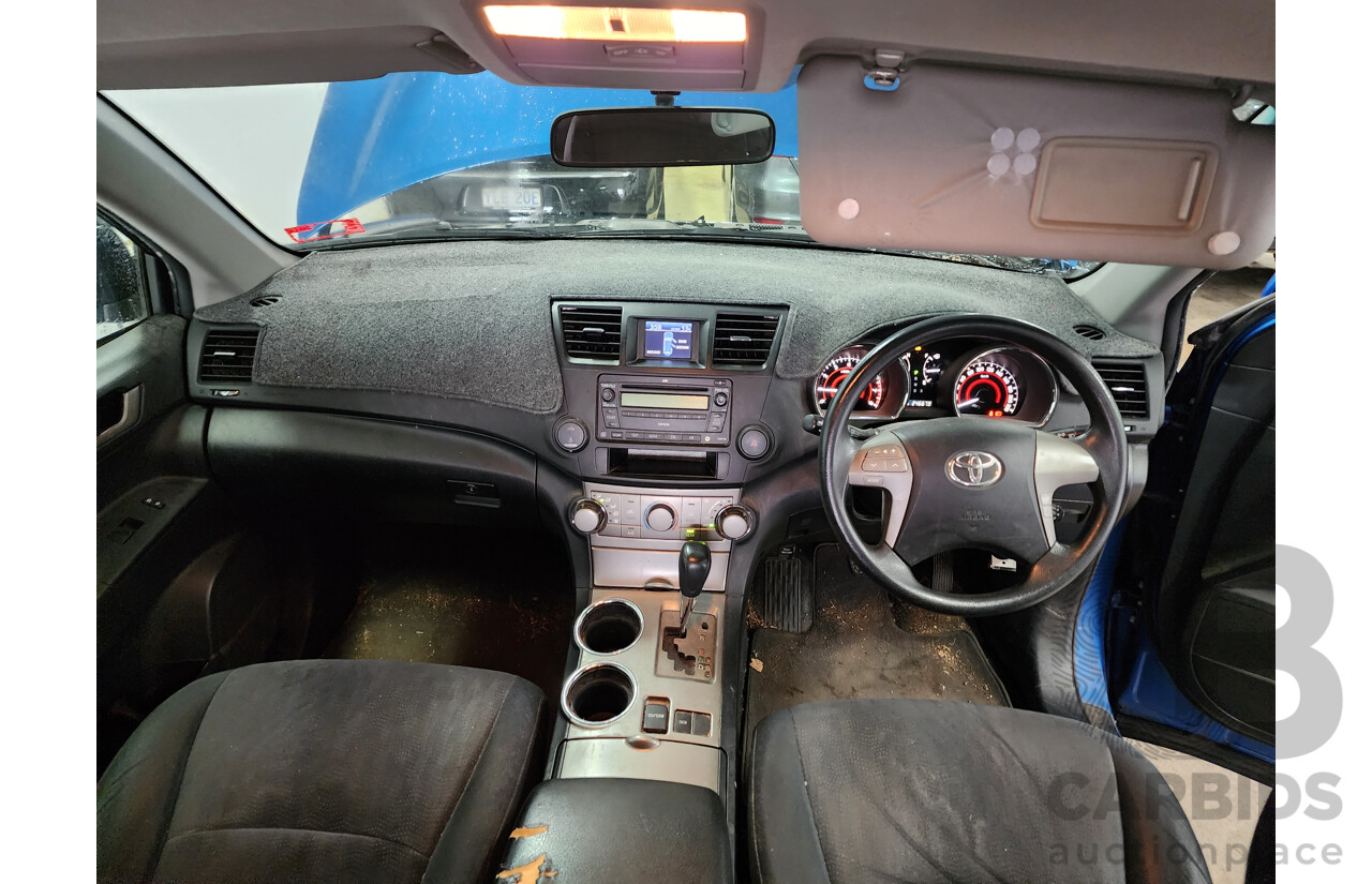 3/2009 Toyota Kluger KX-R (fwd) 7 SEAT GSU40R 4d Wagon Blue 3.5L