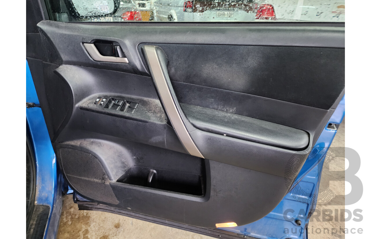 3/2009 Toyota Kluger KX-R (fwd) 7 SEAT GSU40R 4d Wagon Blue 3.5L