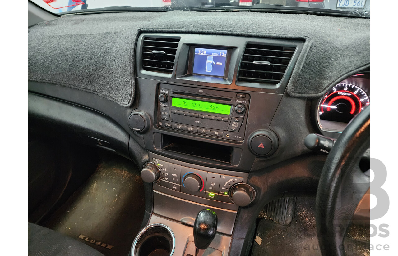 3/2009 Toyota Kluger KX-R (fwd) 7 SEAT GSU40R 4d Wagon Blue 3.5L