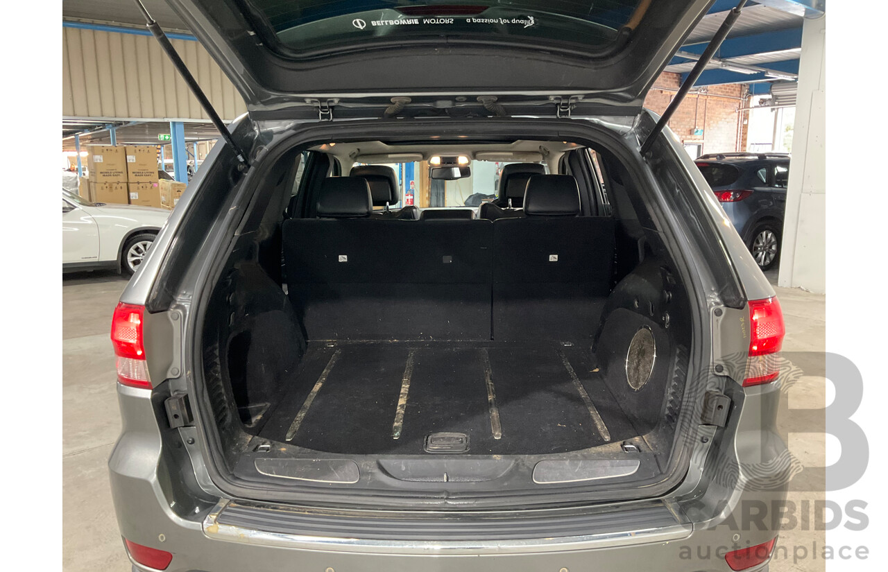 7/2012 Jeep Grand Cherokee Limited (4x4) WK MY13 4d Wagon Grey V6 3.6L
