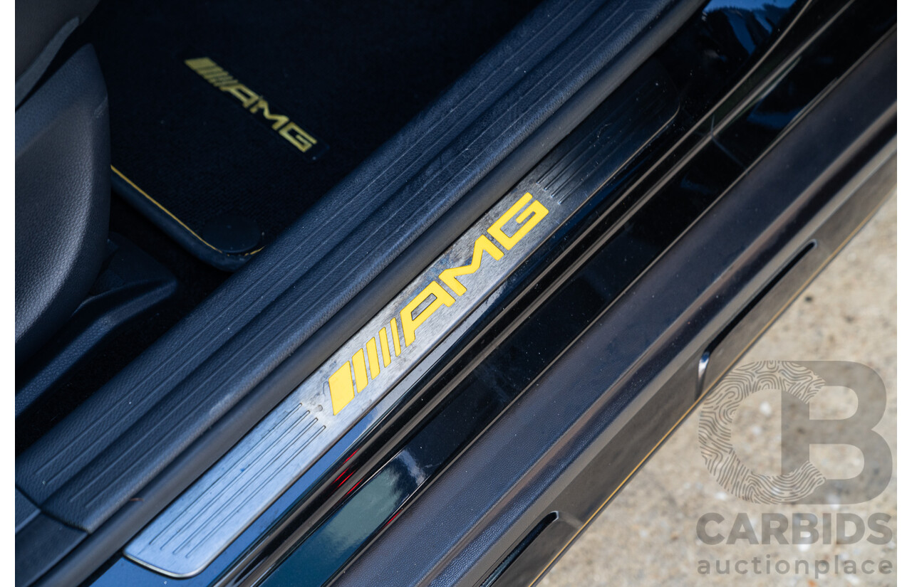 12/2017 Mercedes Benz GLA45 AMG Yellow Night Edition 4matic (AWD) X156 MY18 4d Wagon Cosmos Black Metallic Turbo 2.0L
