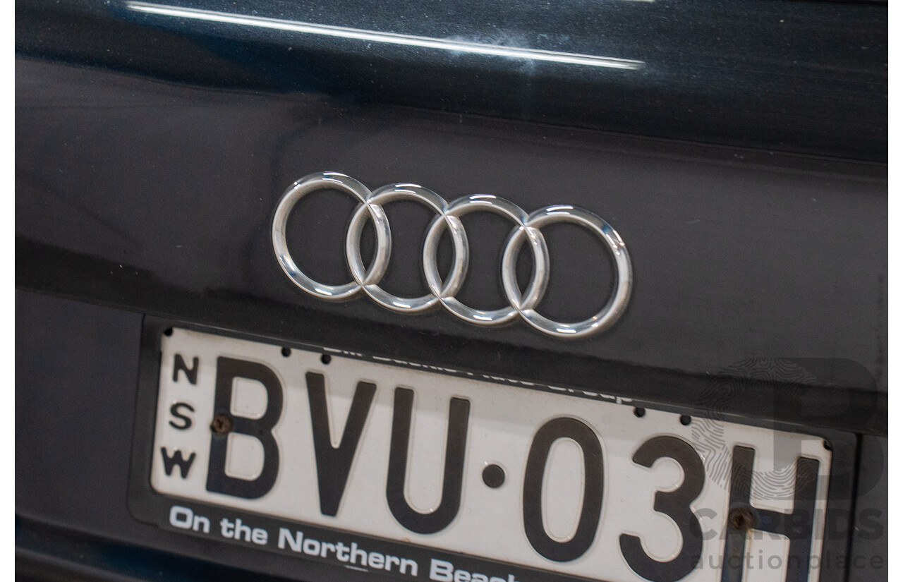 7/2010 Audi A3 Sportback 1.8 TFSI Ambition 8P MY10 5d Hatchback Phantom Black Turbo 1.8L