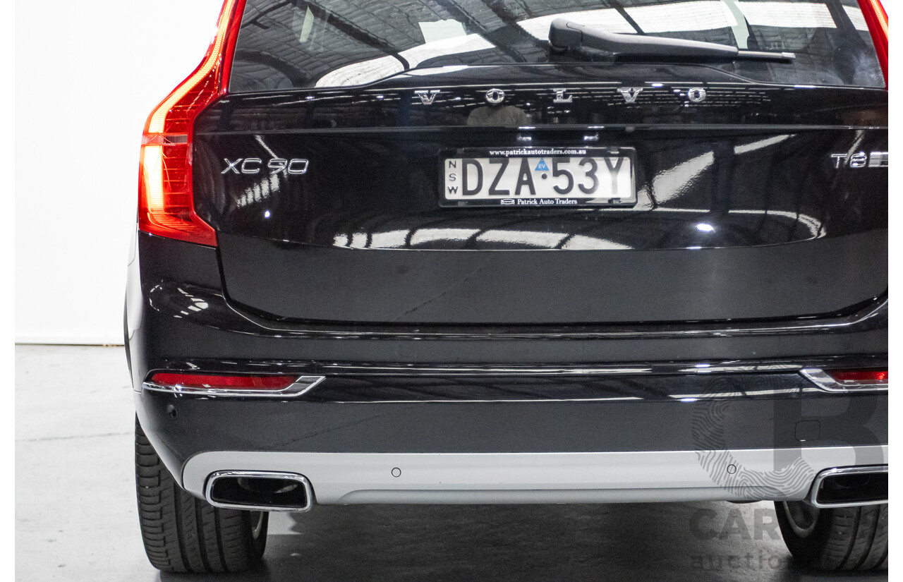 11/2018 Volvo XC90 T8 Inscription (AWD) 256 MY19 4d Wagon Onyx Black Metallic Turbo & Supercharged Plug-In Hybrid 2.0L - 7 Seater