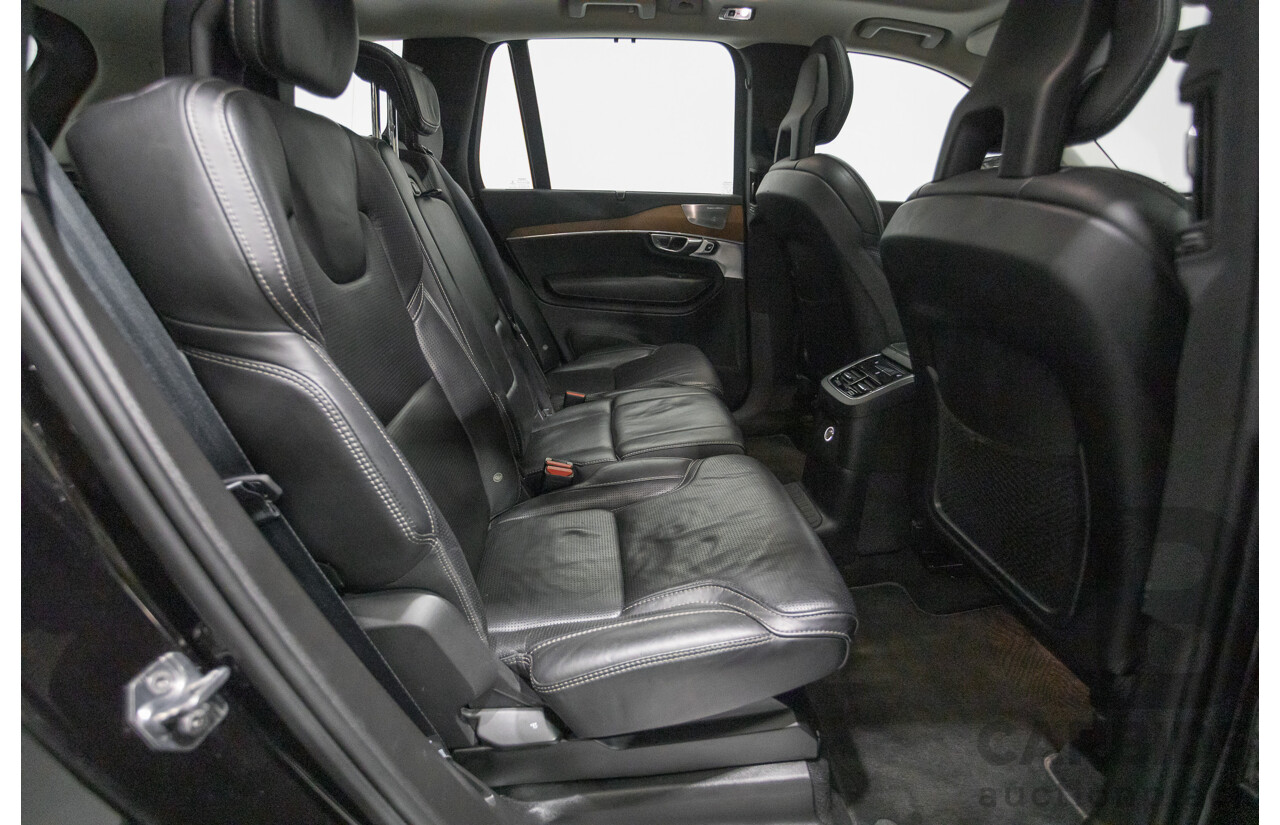 11/2018 Volvo XC90 T8 Inscription (AWD) 256 MY19 4d Wagon Onyx Black Metallic Turbo & Supercharged Plug-In Hybrid 2.0L - 7 Seater