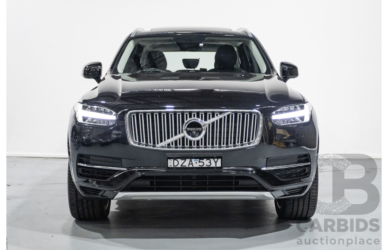 11/2018 Volvo XC90 T8 Inscription (AWD) 256 MY19 4d Wagon Onyx Black Metallic Turbo & Supercharged Plug-In Hybrid 2.0L - 7 Seater
