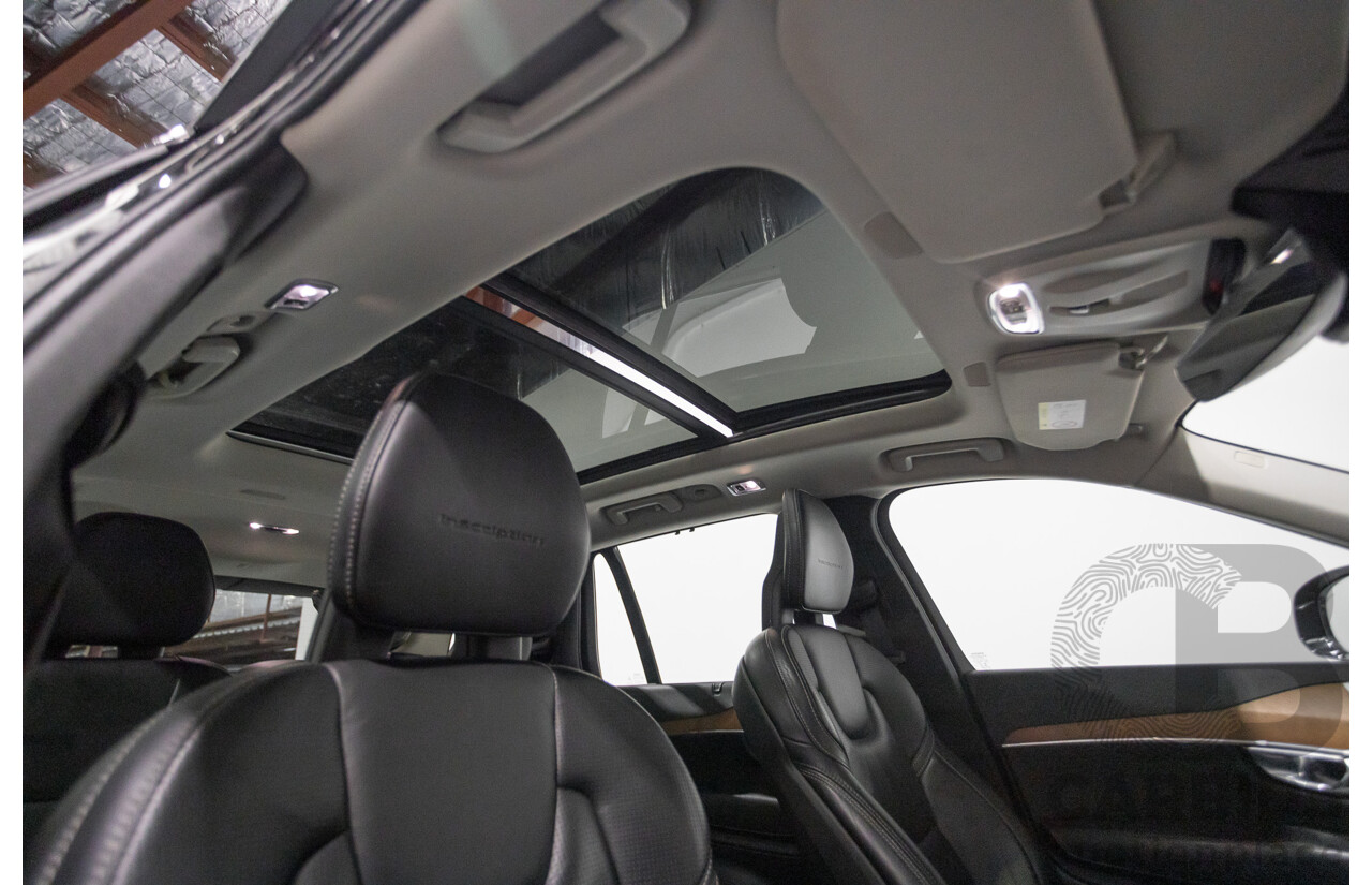 11/2018 Volvo XC90 T8 Inscription (AWD) 256 MY19 4d Wagon Onyx Black Metallic Turbo & Supercharged Plug-In Hybrid 2.0L - 7 Seater