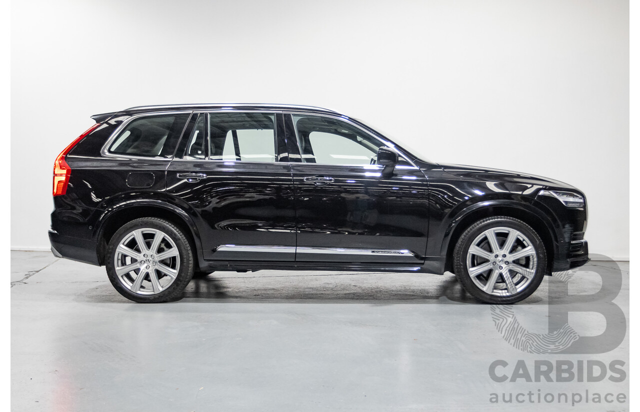 11/2018 Volvo XC90 T8 Inscription (AWD) 256 MY19 4d Wagon Onyx Black Metallic Turbo & Supercharged Plug-In Hybrid 2.0L - 7 Seater