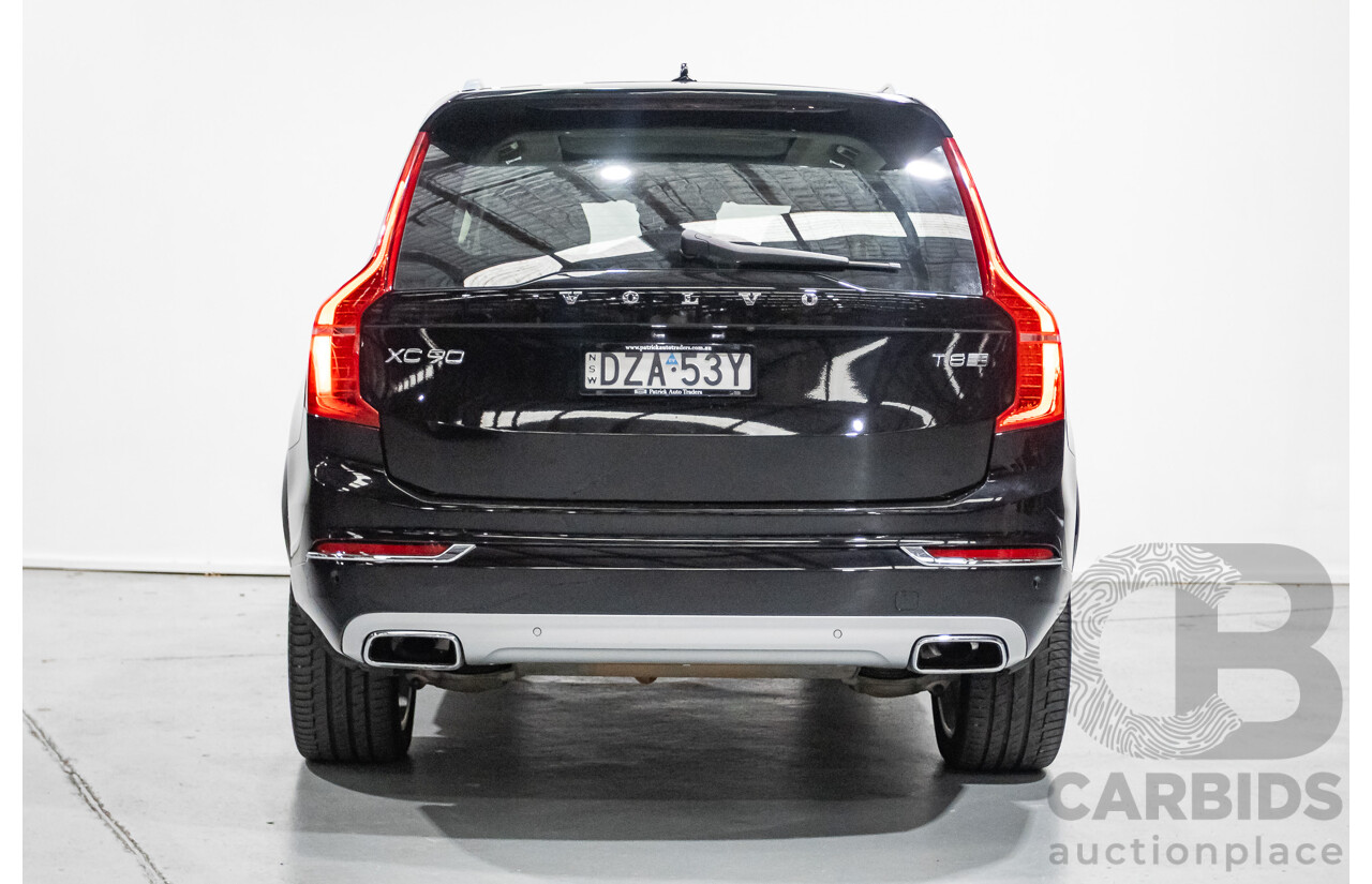 11/2018 Volvo XC90 T8 Inscription (AWD) 256 MY19 4d Wagon Onyx Black Metallic Turbo & Supercharged Plug-In Hybrid 2.0L - 7 Seater
