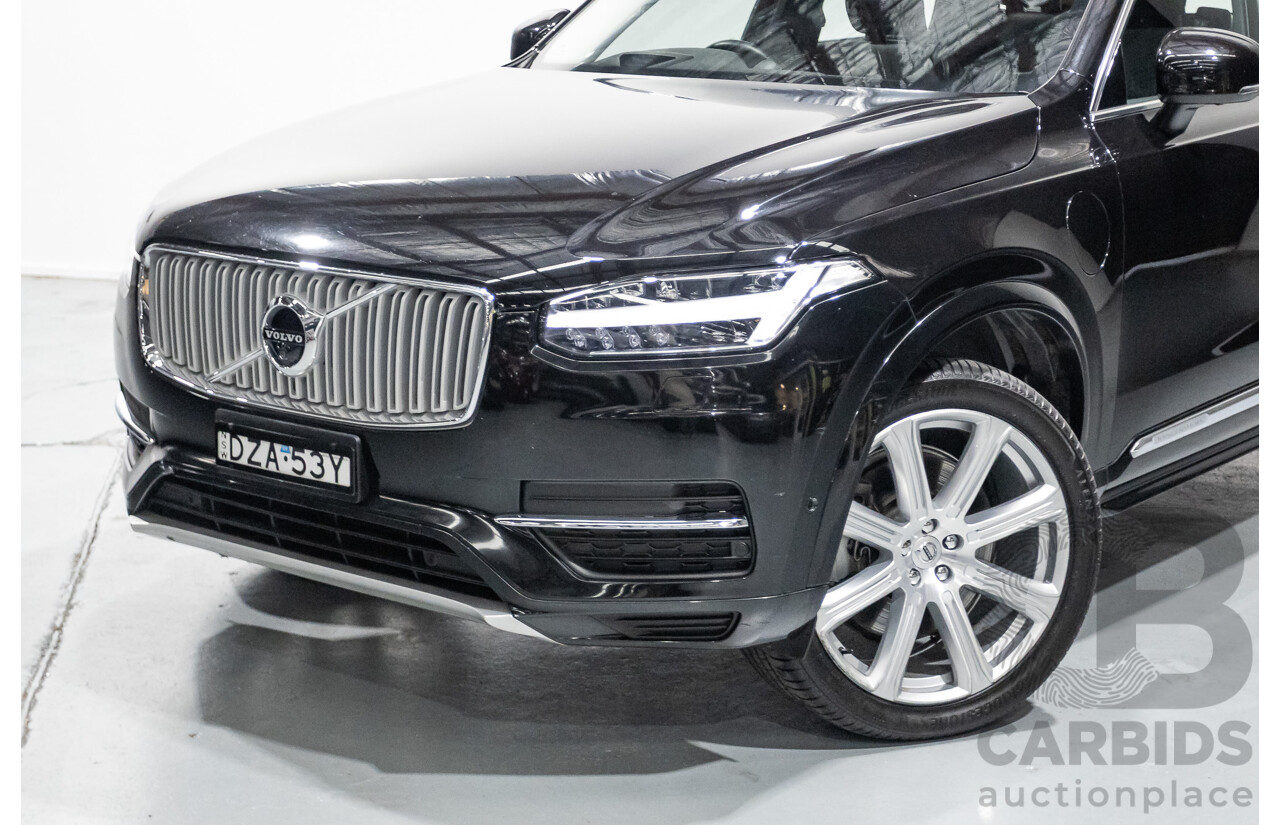 11/2018 Volvo XC90 T8 Inscription (AWD) 256 MY19 4d Wagon Onyx Black Metallic Turbo & Supercharged Plug-In Hybrid 2.0L - 7 Seater