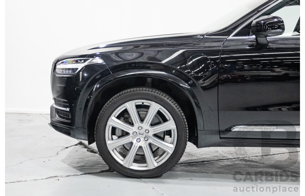 11/2018 Volvo XC90 T8 Inscription (AWD) 256 MY19 4d Wagon Onyx Black Metallic Turbo & Supercharged Plug-In Hybrid 2.0L - 7 Seater