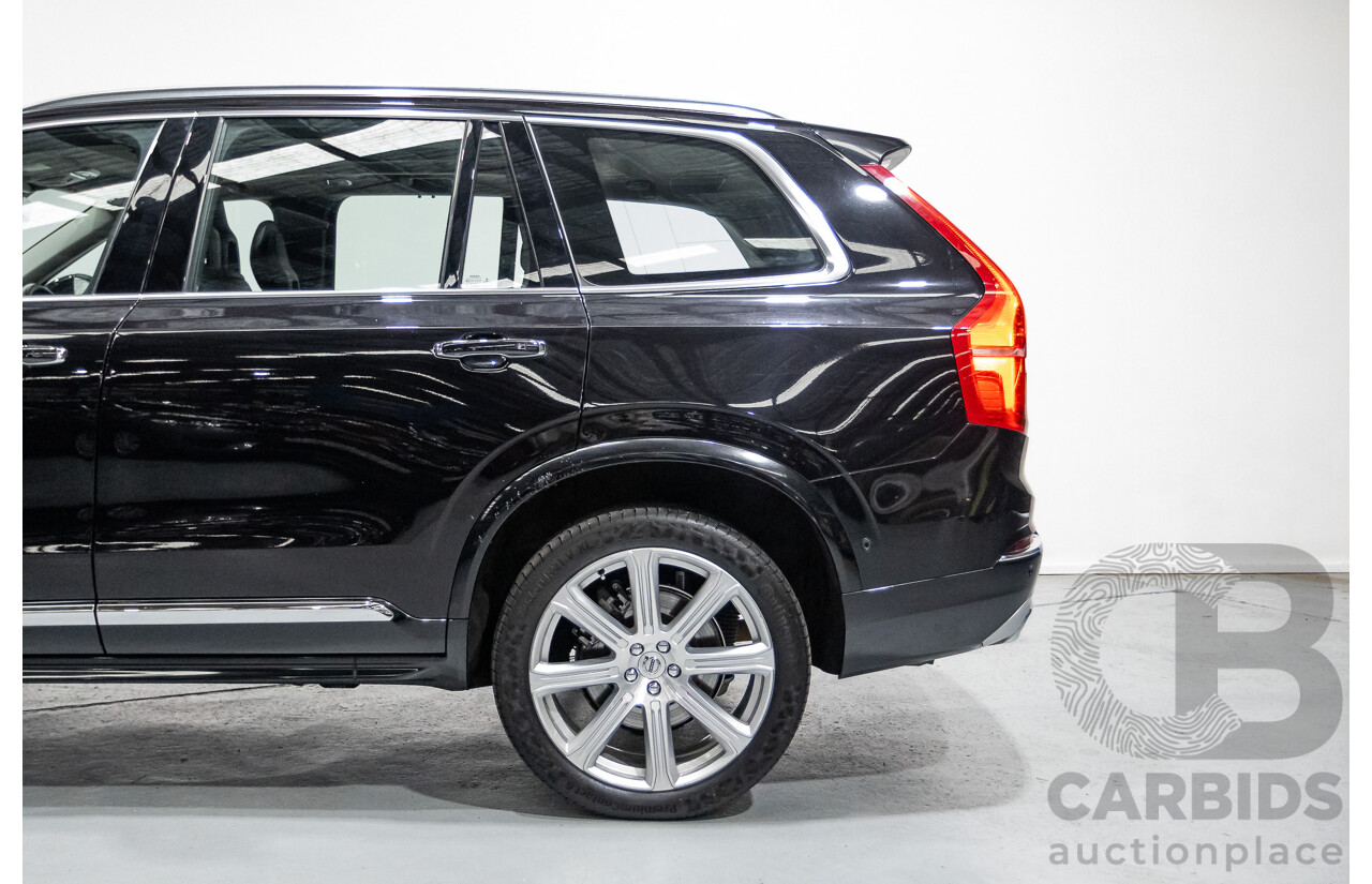 11/2018 Volvo XC90 T8 Inscription (AWD) 256 MY19 4d Wagon Onyx Black Metallic Turbo & Supercharged Plug-In Hybrid 2.0L - 7 Seater