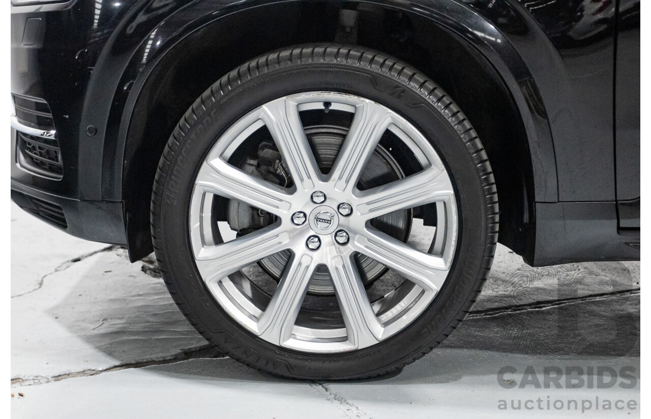 11/2018 Volvo XC90 T8 Inscription (AWD) 256 MY19 4d Wagon Onyx Black Metallic Turbo & Supercharged Plug-In Hybrid 2.0L - 7 Seater
