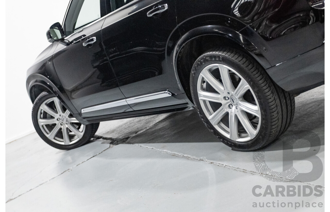 11/2018 Volvo XC90 T8 Inscription (AWD) 256 MY19 4d Wagon Onyx Black Metallic Turbo & Supercharged Plug-In Hybrid 2.0L - 7 Seater