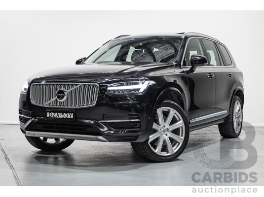 11/2018 Volvo XC90 T8 Inscription (AWD) 256 MY19 4d Wagon Onyx Black Metallic Turbo & Supercharged Plug-In Hybrid 2.0L - 7 Seater