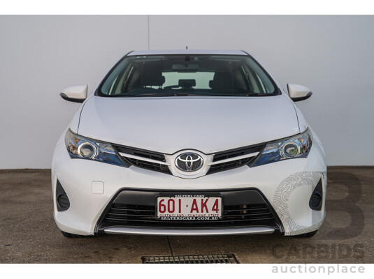 1661544 · 3/2015 Toyota Corolla Ascent ZRE172R 4d Sedan Glacier White 1.8L