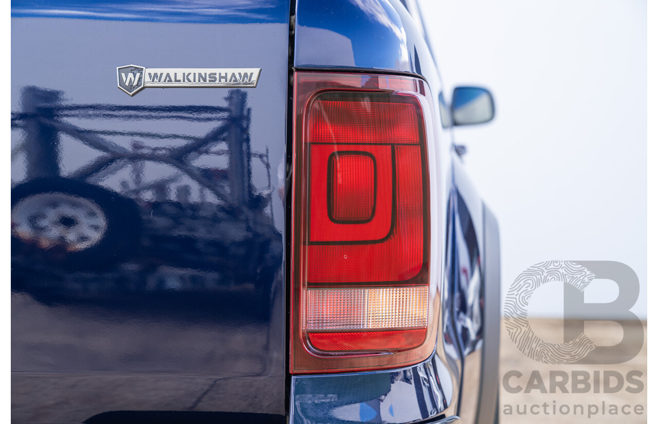 10/2021 Volkswagen Amarok TDI580 W580 Walkinshaw (4x4) 2H MY21 4d Dual Cab Utility Atlantic Blue Turbo Diesel V6 3.0L