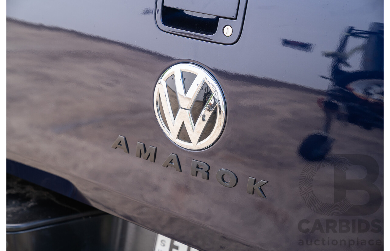 10/2021 Volkswagen Amarok TDI580 W580 Walkinshaw (4x4) 2H MY21 4d Dual Cab Utility Atlantic Blue Turbo Diesel V6 3.0L