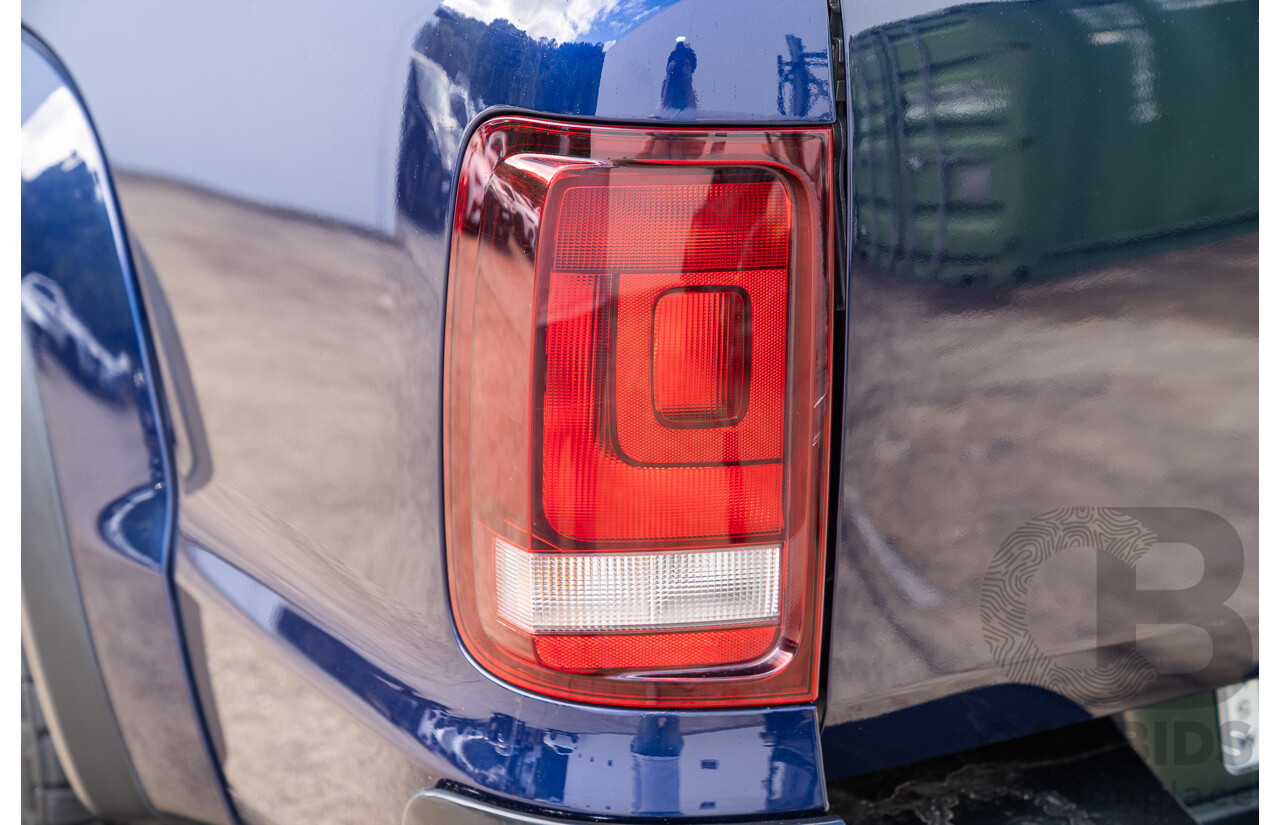 10/2021 Volkswagen Amarok TDI580 W580 Walkinshaw (4x4) 2H MY21 4d Dual Cab Utility Atlantic Blue Turbo Diesel V6 3.0L