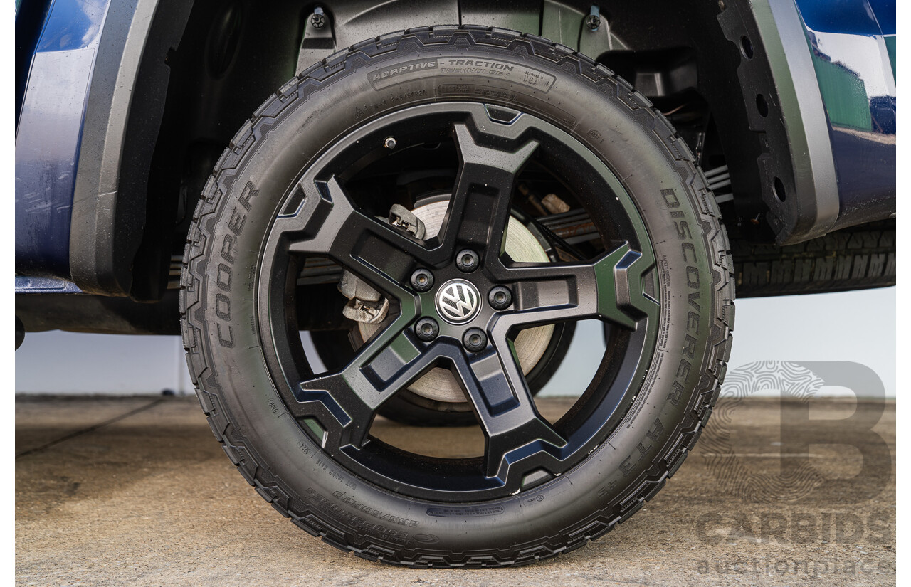 10/2021 Volkswagen Amarok TDI580 W580 Walkinshaw (4x4) 2H MY21 4d Dual Cab Utility Atlantic Blue Turbo Diesel V6 3.0L