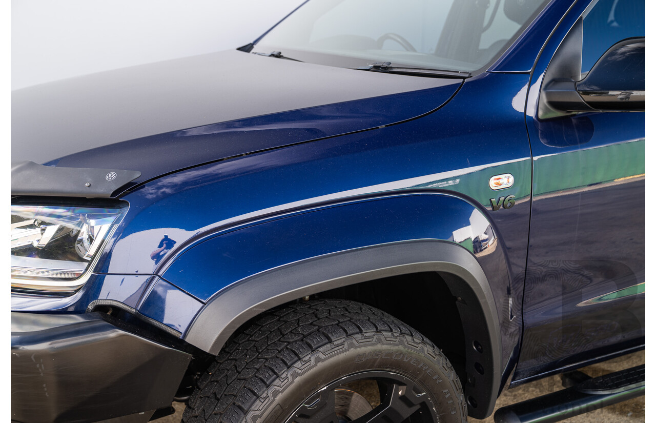 10/2021 Volkswagen Amarok TDI580 W580 Walkinshaw (4x4) 2H MY21 4d Dual Cab Utility Atlantic Blue Turbo Diesel V6 3.0L