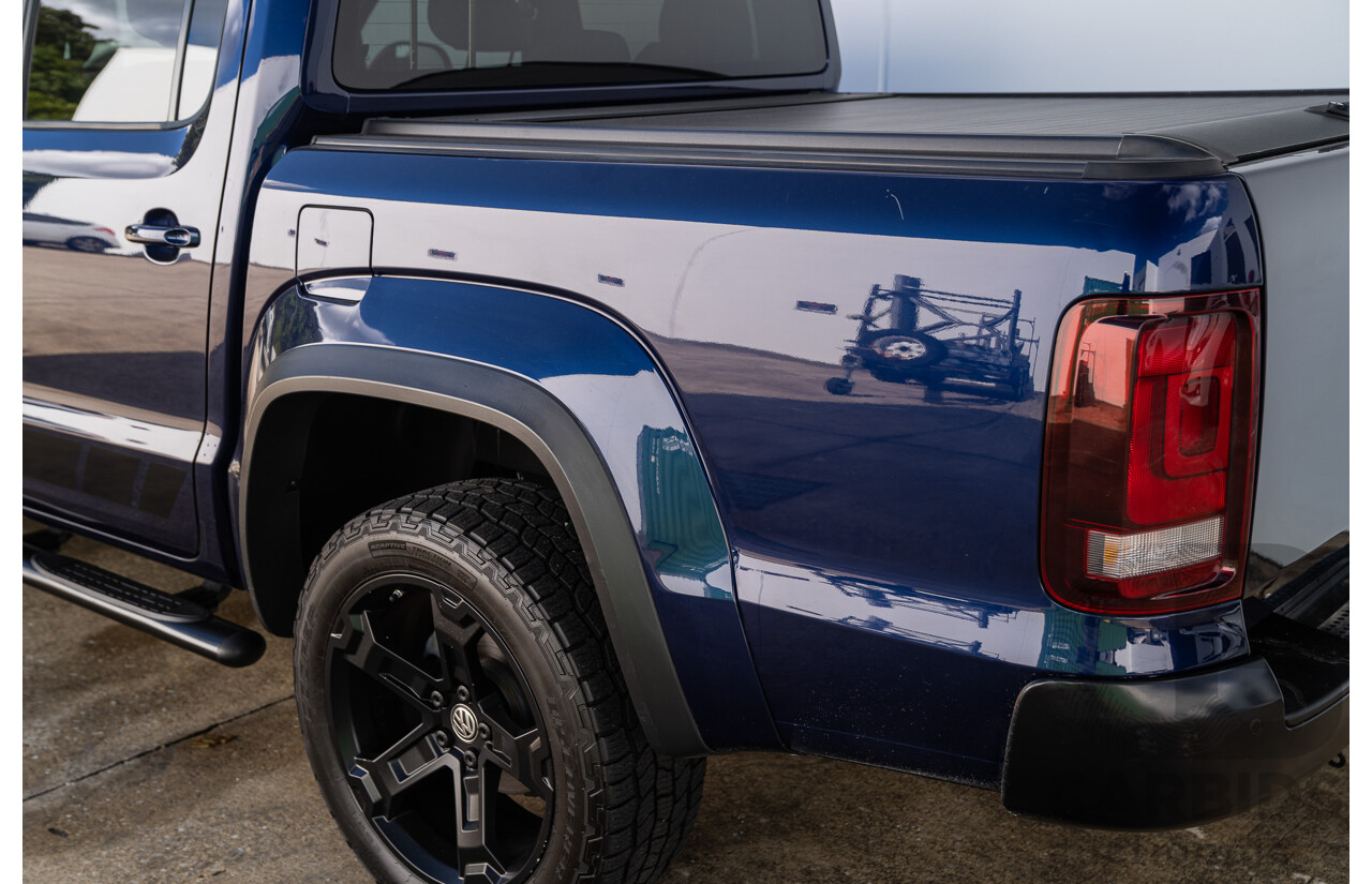 10/2021 Volkswagen Amarok TDI580 W580 Walkinshaw (4x4) 2H MY21 4d Dual Cab Utility Atlantic Blue Turbo Diesel V6 3.0L