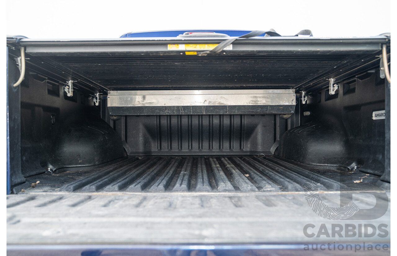 10/2021 Volkswagen Amarok TDI580 W580 Walkinshaw (4x4) 2H MY21 4d Dual Cab Utility Atlantic Blue Turbo Diesel V6 3.0L