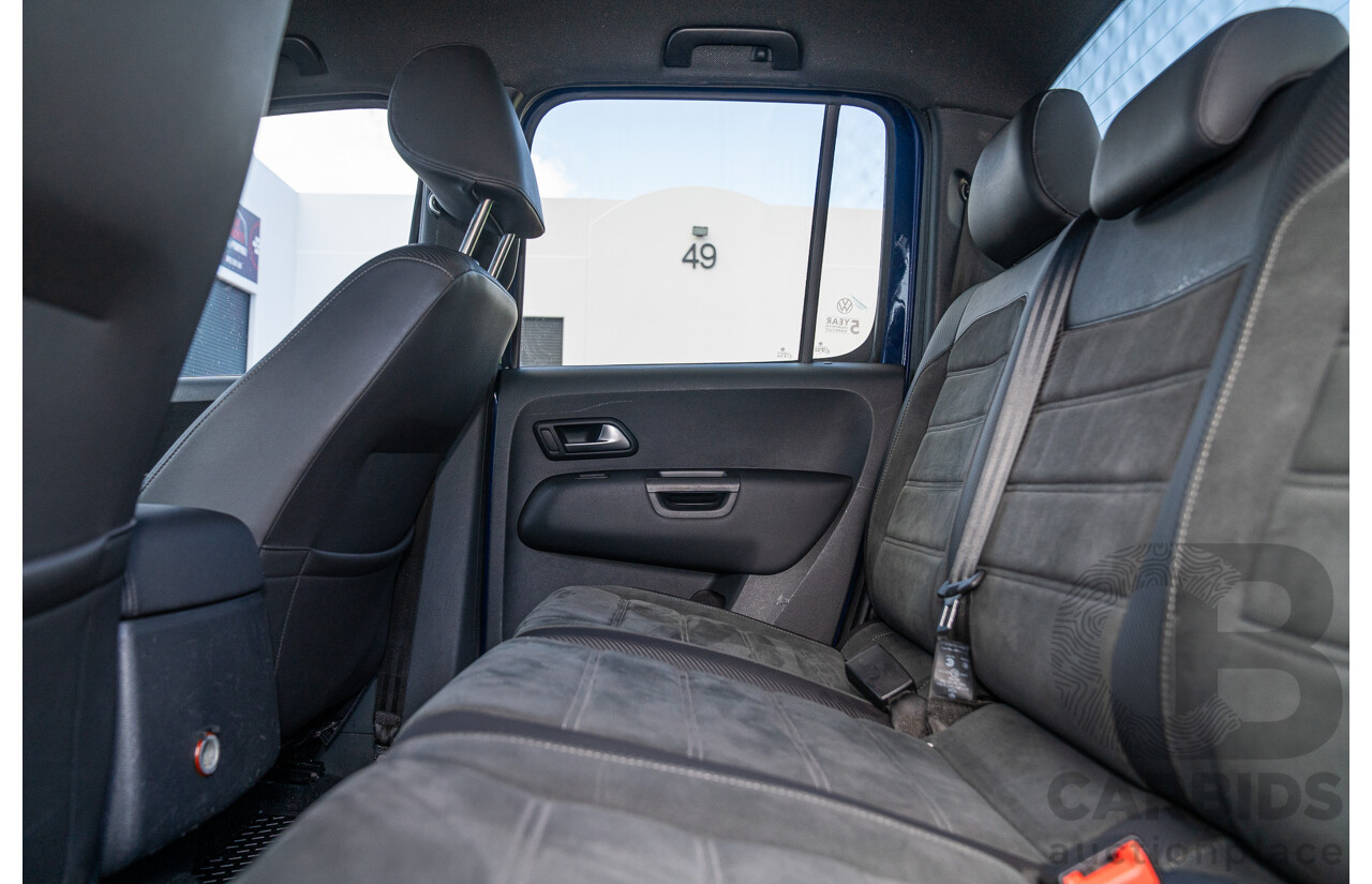 10/2021 Volkswagen Amarok TDI580 W580 Walkinshaw (4x4) 2H MY21 4d Dual Cab Utility Atlantic Blue Turbo Diesel V6 3.0L