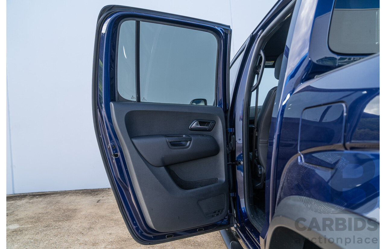 10/2021 Volkswagen Amarok TDI580 W580 Walkinshaw (4x4) 2H MY21 4d Dual Cab Utility Atlantic Blue Turbo Diesel V6 3.0L