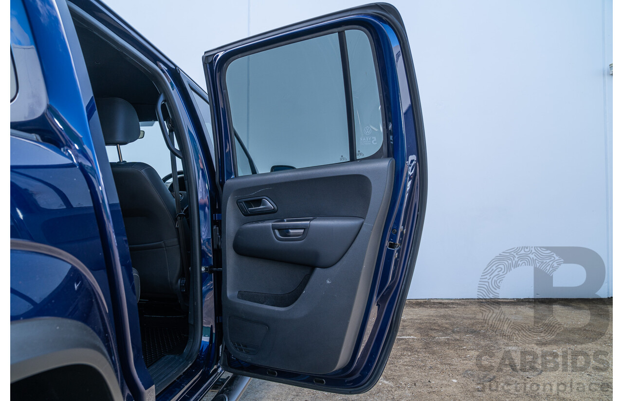 10/2021 Volkswagen Amarok TDI580 W580 Walkinshaw (4x4) 2H MY21 4d Dual Cab Utility Atlantic Blue Turbo Diesel V6 3.0L