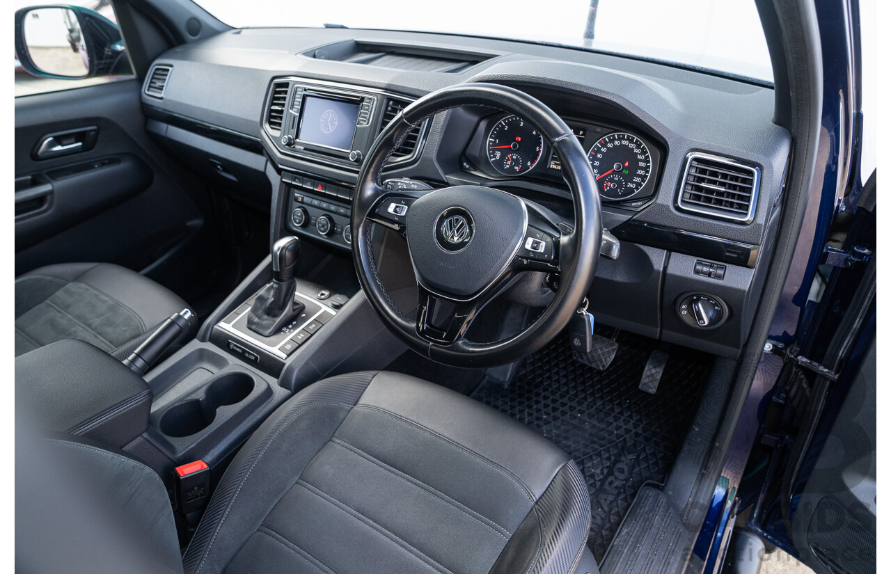 10/2021 Volkswagen Amarok TDI580 W580 Walkinshaw (4x4) 2H MY21 4d Dual Cab Utility Atlantic Blue Turbo Diesel V6 3.0L