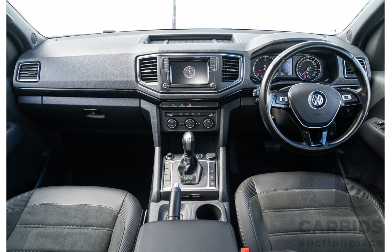 10/2021 Volkswagen Amarok TDI580 W580 Walkinshaw (4x4) 2H MY21 4d Dual Cab Utility Atlantic Blue Turbo Diesel V6 3.0L
